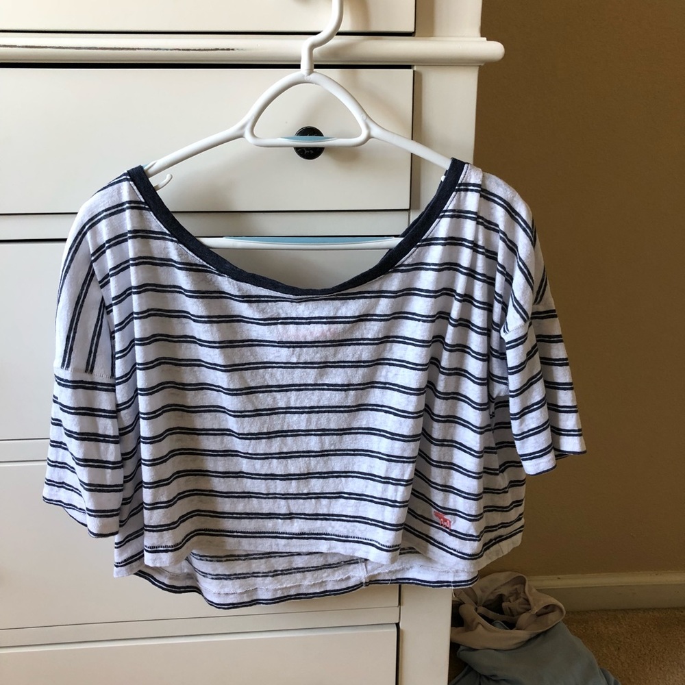 Striped crop top
